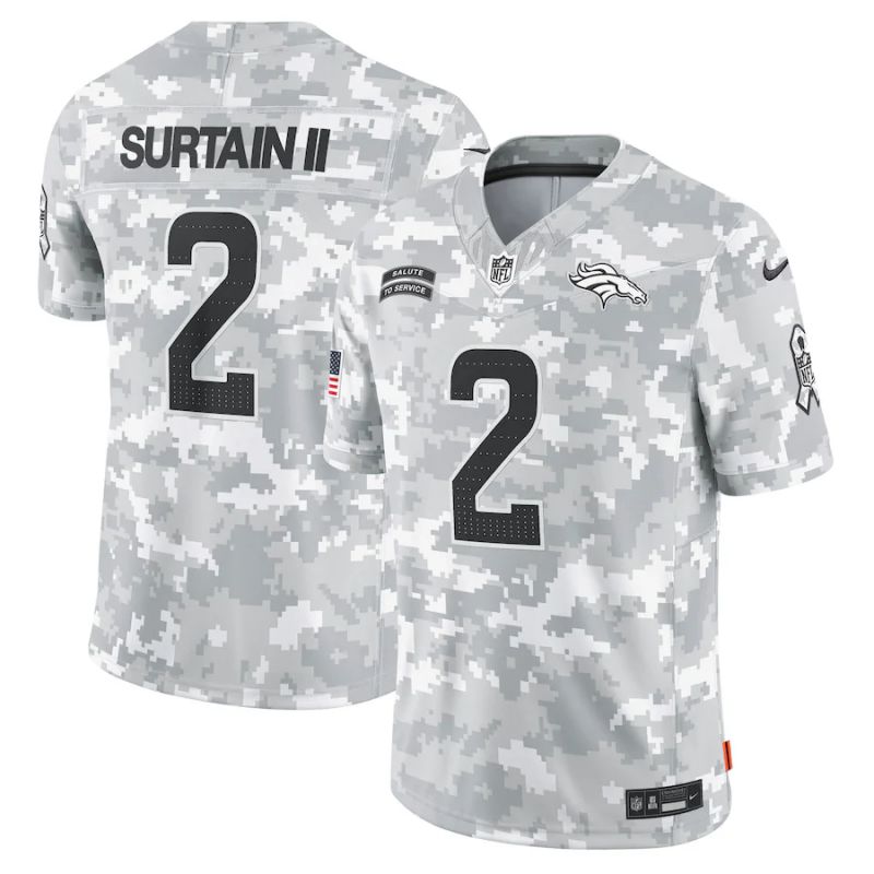 Men Denver Broncos #2 Surtain ii Nike Arctic Camo 2024 Salute to Service Limited NFL Jersey->dallas cowboys->NFL Jersey